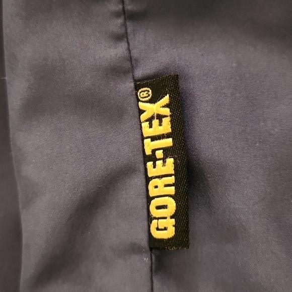 CABELA'S Gore-Tex Blue & Gray Windbreaker Jacket - Picture 6 of 11